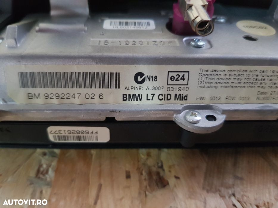 Display Navigatie Bmw F30 F31 L7 CID Cod - 1