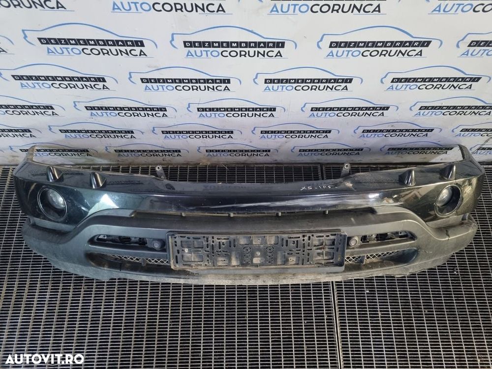 Bara fata BMW X5 E53 2000 - 2003 NEGRU (1115) model cu spalatoare far ZGARIAT - 2