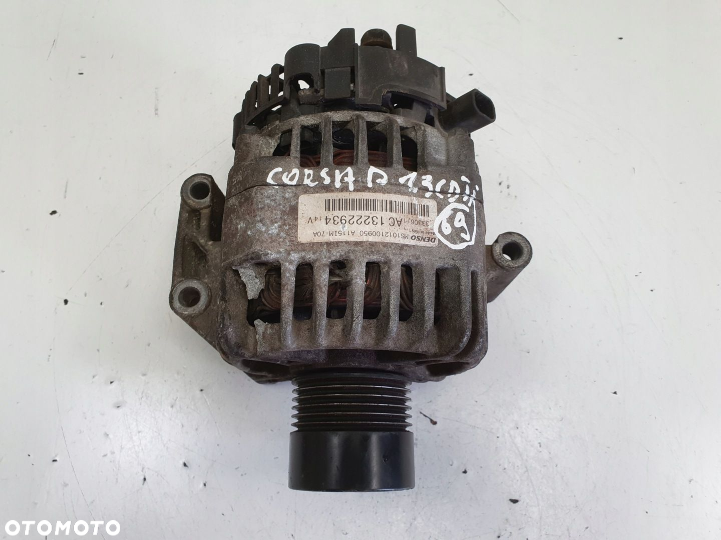 Opel Corsa D 1.3 CDTI ALTERNATOR denso 13222934 70A - 4