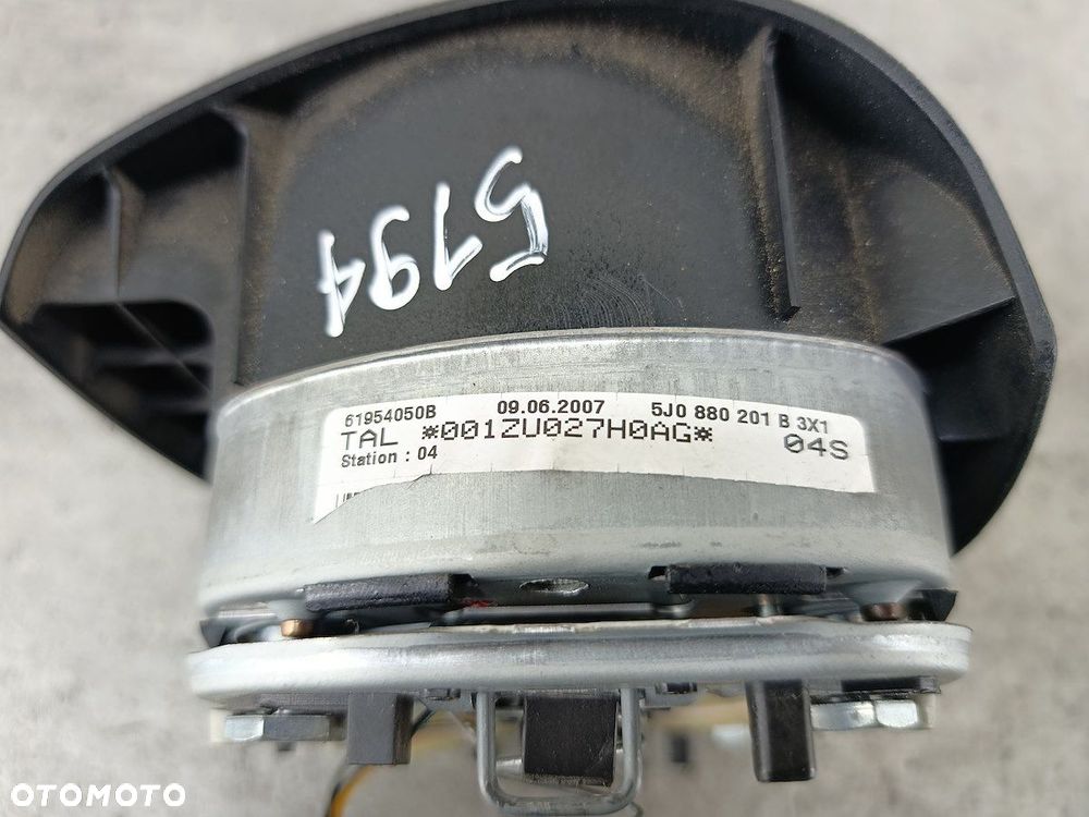 ZESTAW PODUSZEK AIRBAG, PASY PRZÓD, SENSOR SKODA FABIA II  5J0880201B TRW - 11