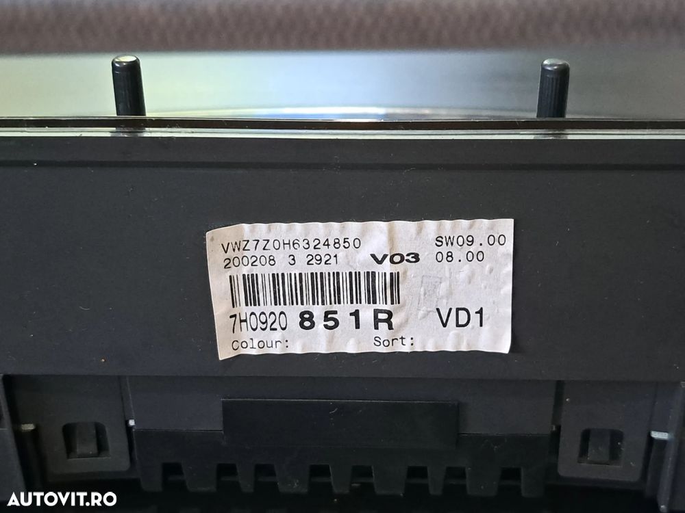 Ceasuri bord Europa Originale Volkswagen Transporter T5 diesel 2003-2009 - 3