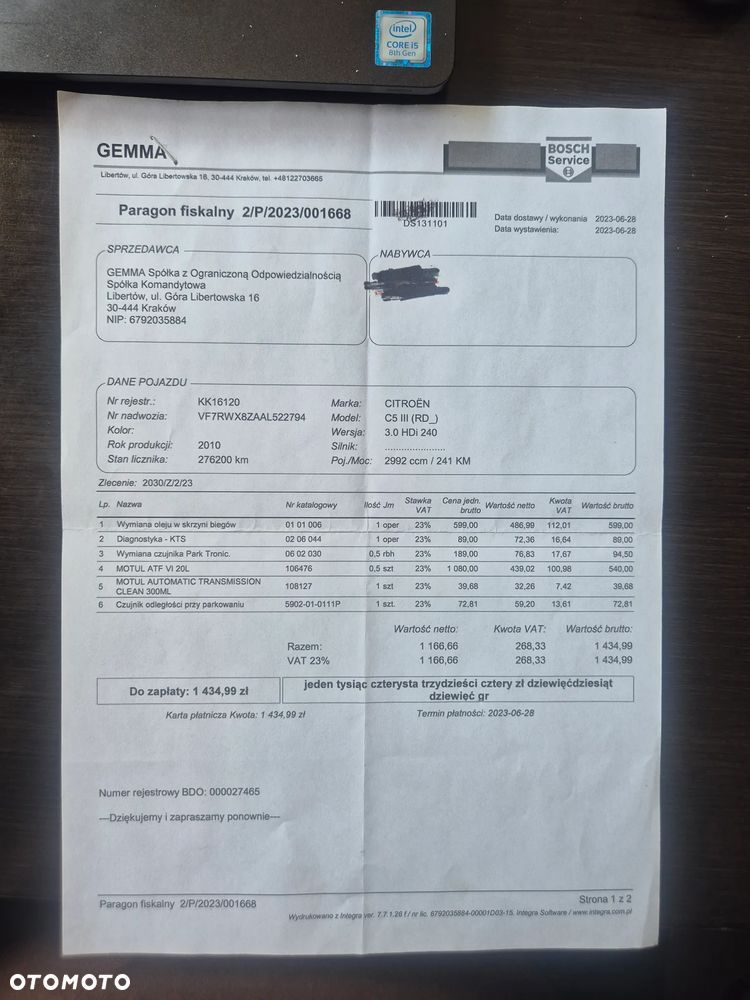 Citroën C5 3.0 HDi V6 Exclusive Equilibre Navi - 2