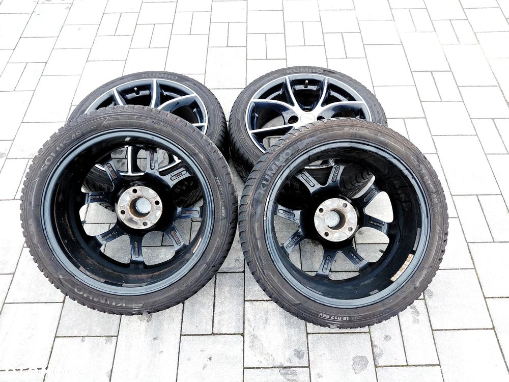 FELGI Z OPONAMI KOŁA ALUMINIOWE PEUGEOT 207 CITROEN R17 4X108 ET25 65,1 mm OPONY KUMHO SOLUS 4S 205/45 R17 2023r NR44 - 12