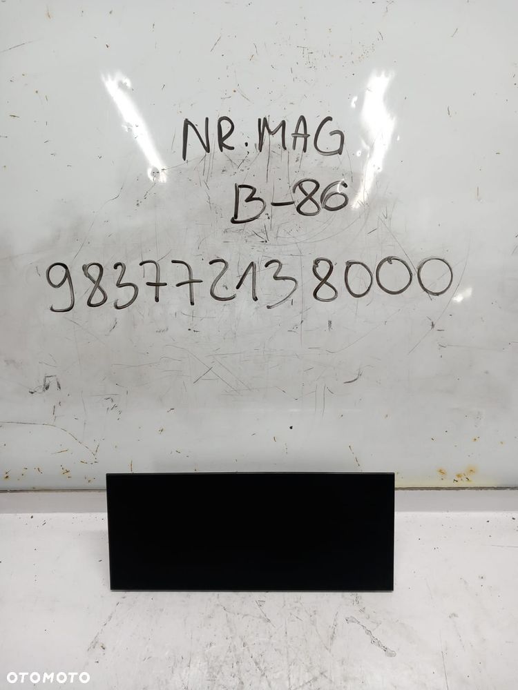 EKRAN WYŚWIETLACZ RADIO NAWIGACJA OPEL MOKKA II B 9837721380 - 1