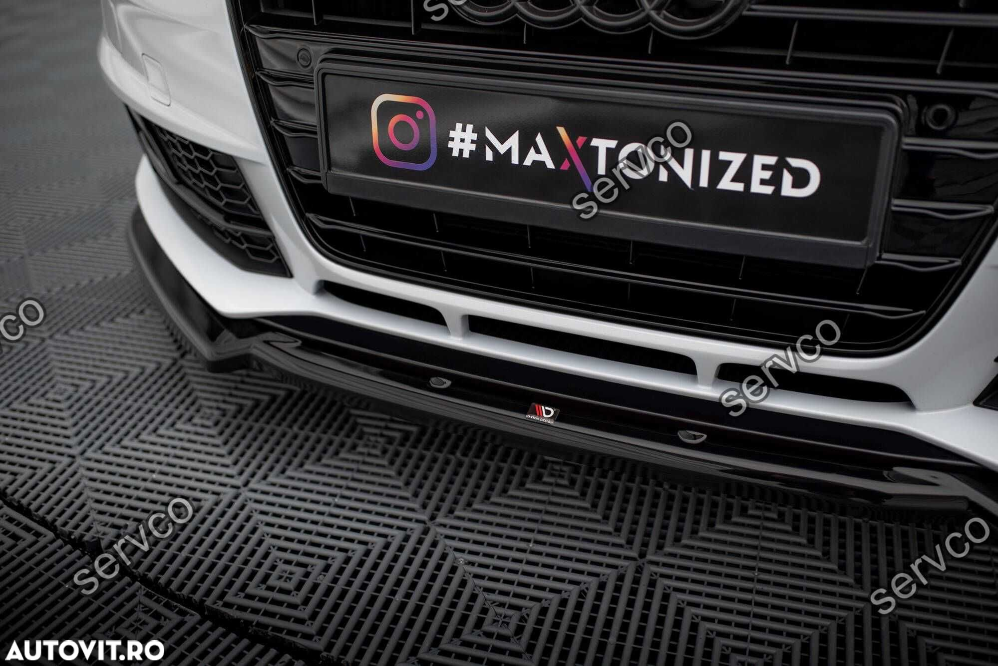 Prelungire bara fata Audi A4 Competition B8 2011-2015 v2 Maxton Design - 4