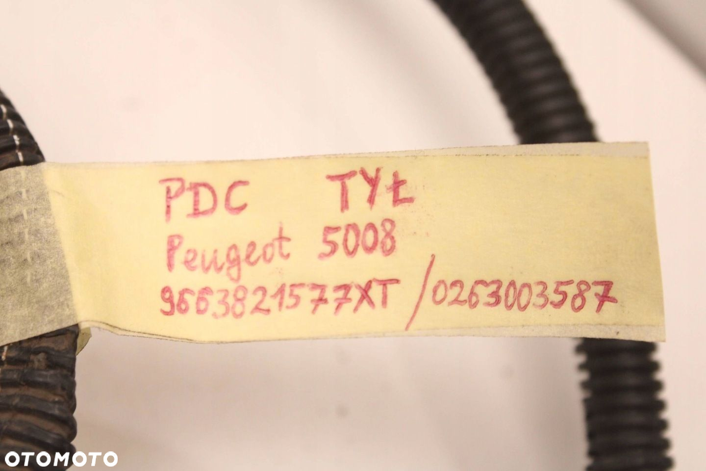 INSTALACJA WIĄZKA CZUJNIKI PDC TYŁ PEUGEOT 5008 I 9663821577 - 4