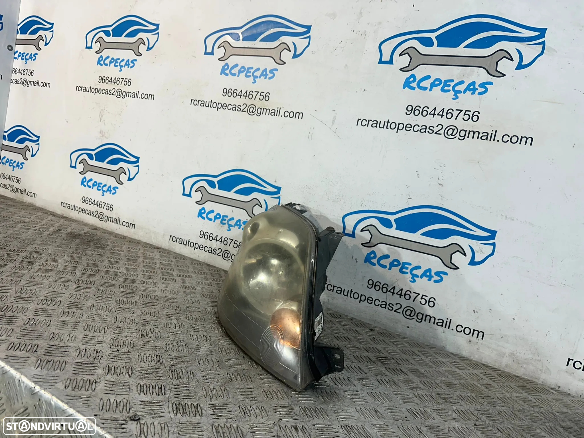 .Otica Farol Direita 6S61-13W029-BD Original Halogénio Ford Fiesta MK5 5 Facelift 2002 - 2008 - 4