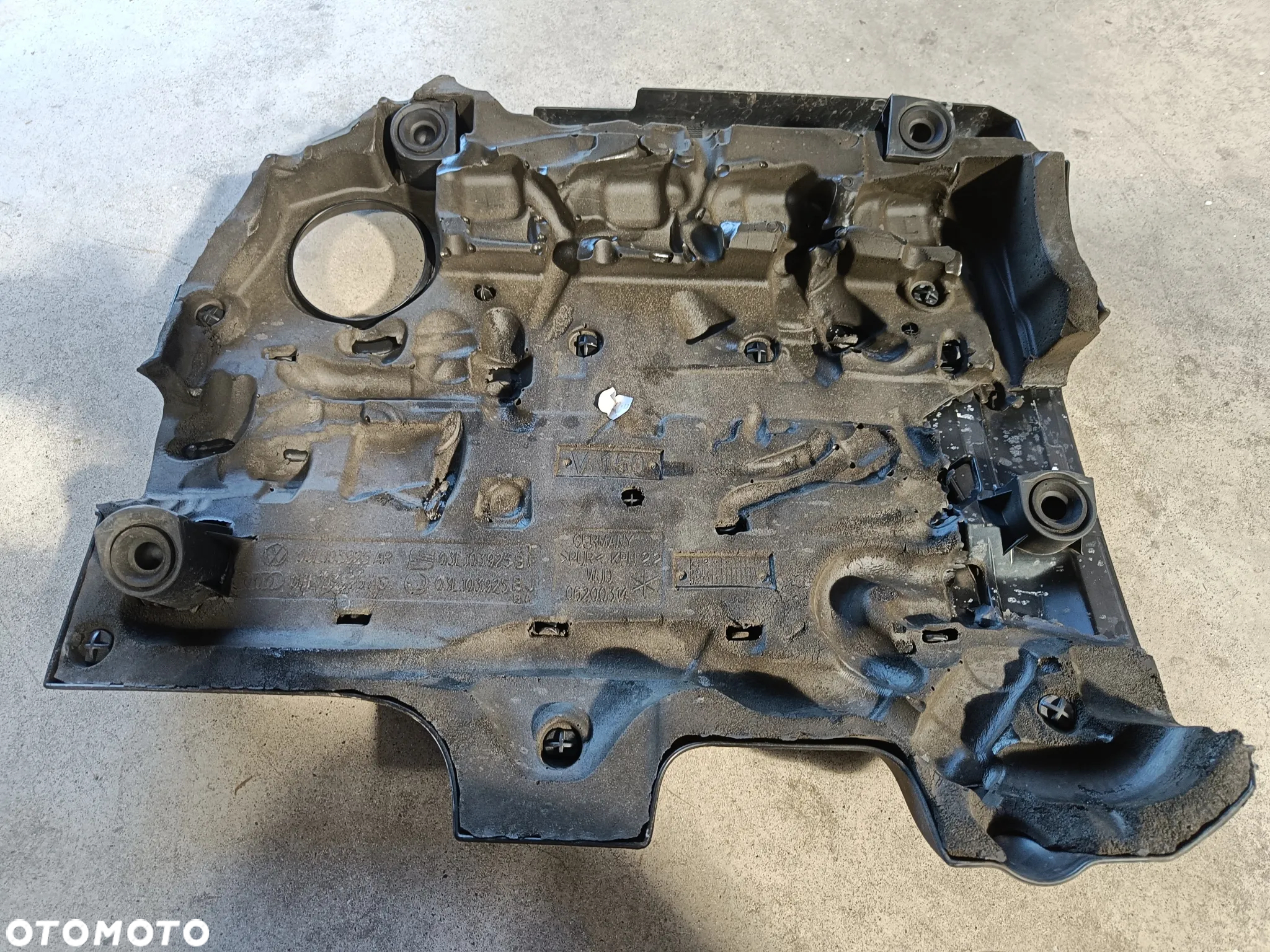 Górna Osłona Silnika Audi A3 A1 1.6 TDI Pokrywa Na Silnik 03L103925AS - 6