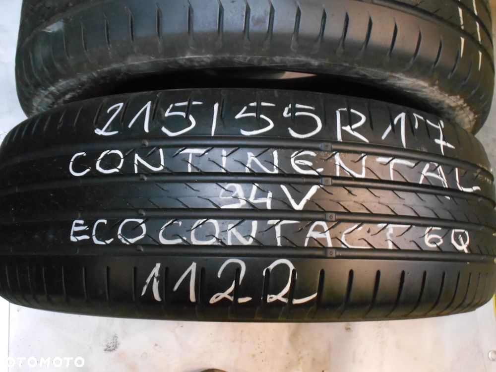 OPONY 215/55R17 CONTINENTAL ECO CONTACT 6Q DOT 3723 / 1122  6.5MM - 4