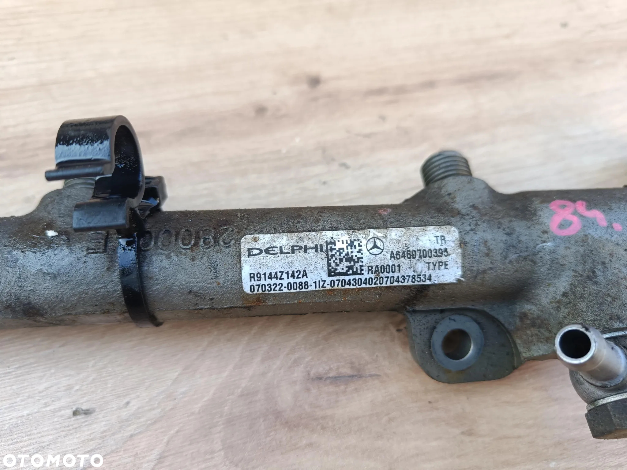 MERCEDES W204 W211 LIFT 2.2 CDI LISTWA WTRYSKOWA KOMPLETNA A6460700395 - 2