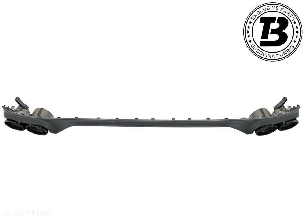 Difuzor Bara Spate cu Ornamente compatibil cu Audi Q8 S-line SQ8 Design - 3