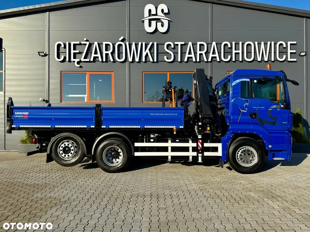 MAN MAN TGS TGX TGM TGL 26.360 Wywrotka 3S + HDS HMF 12,6 m // 4 x wysuw // 6x4 , 6x2 , kiper , wywrot kran dzwig żuraw crane Stan Perfekcyjny ! - 5