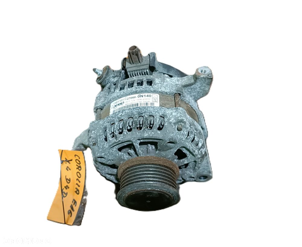 TOYOTA COROLLA E16 YARIS II AURIS II 1,4 D4D 90KM alternator 27060-0N140 + - 1