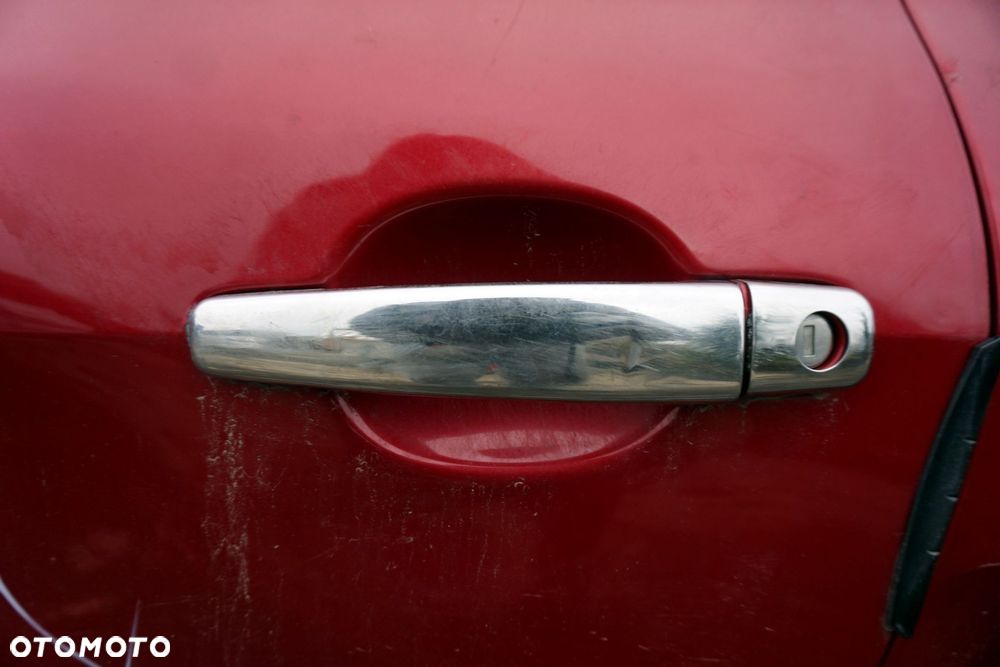 KLAMKA DRZWI LEWY PRZÓD 307 CC CABRIO LKRD CZERWONY  PEUGEOT 2003-2008 - 1