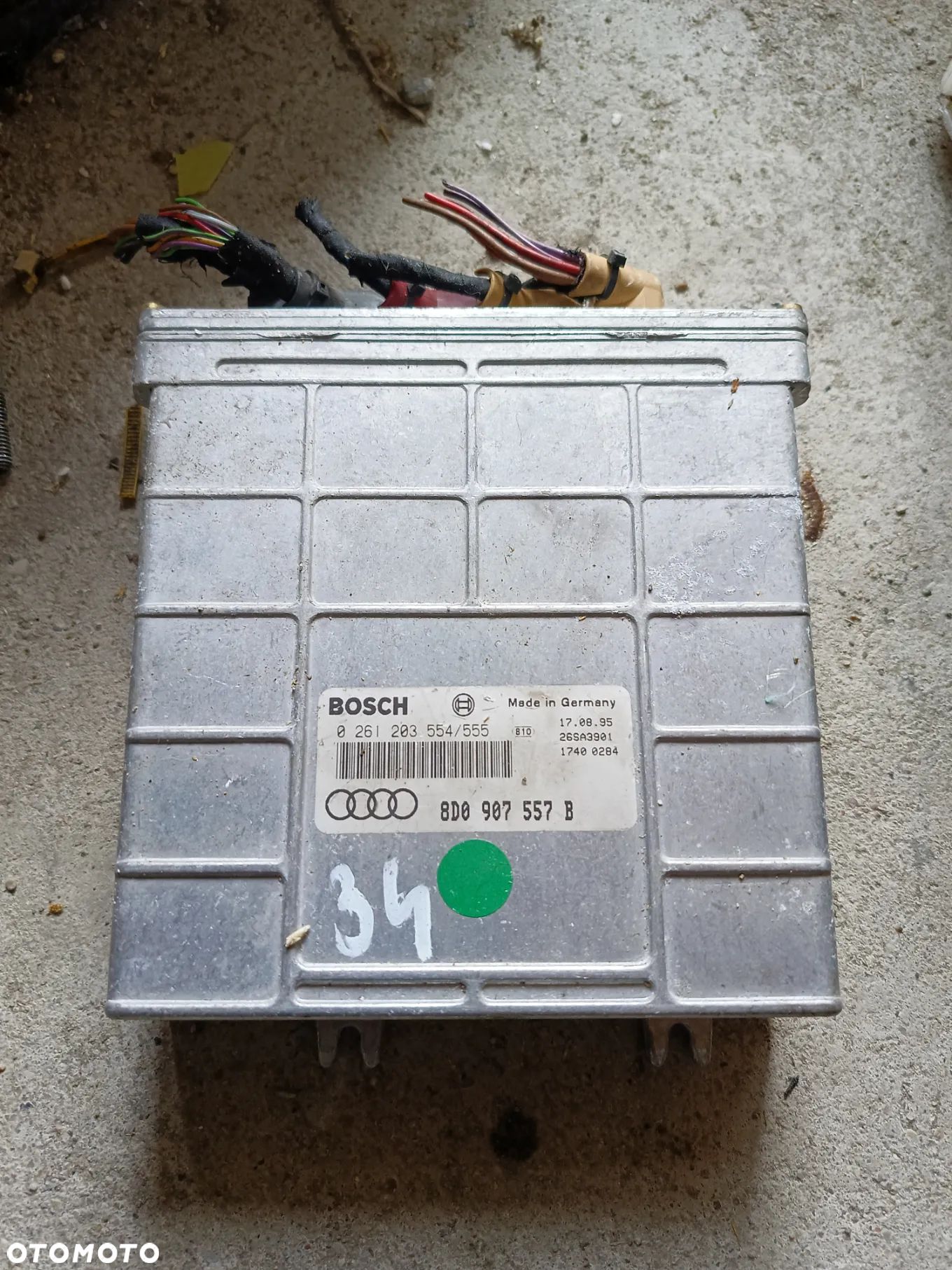 KOMPUTER STEROWNIK 1.6 8V AUDI A4 B5 8D0907557B - 1