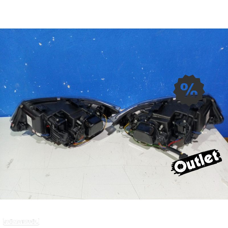 R014101C1 FARÓIS XENON BMW E90 E91 05-08 ANGEL EYES U LED 3D FUNDO PRETO - 4