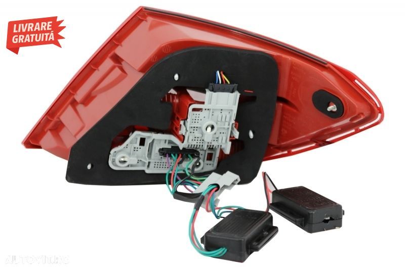 Stopuri LED Mercedes C-Class W204 (2007-2012) LED Light Bar Facelift Design- livrare gratuita - 9