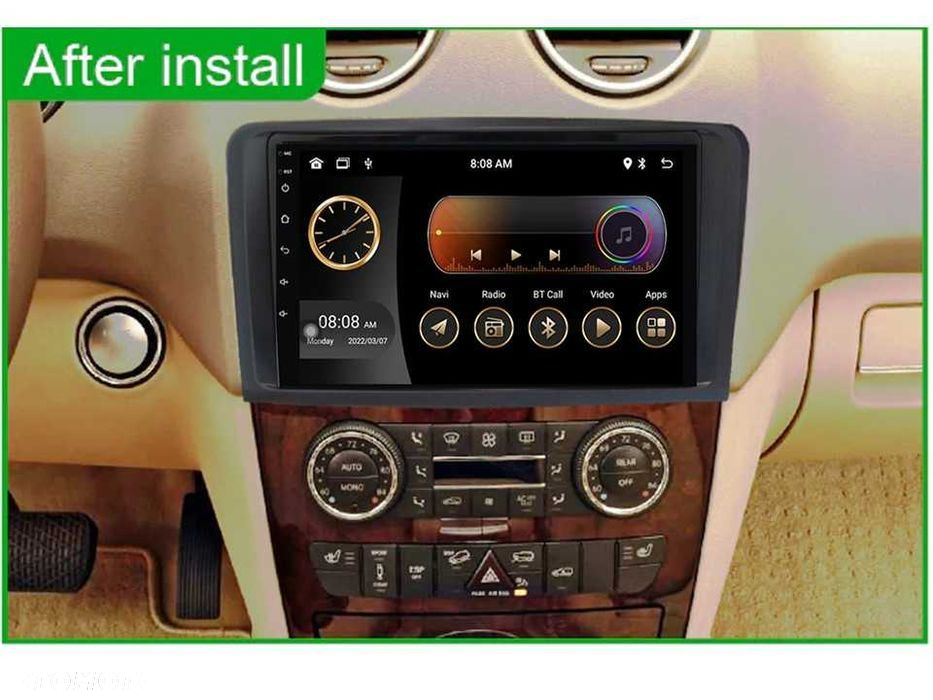 Radio samochodowe Android Benz ML-Class (W164) 2006.-2010 (9") - 2