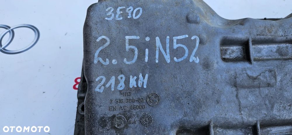 BMW 5 E60 E61 BMW 3 E90 2.5i 218 KM N52 kompletna miska oleju z czujnikiem 7607910 75163802 - 5