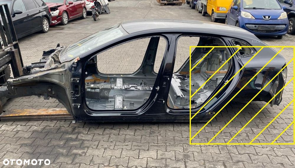 PRÓG LEWY SŁUPEK ŚRODKOWY ĆWIARTKA VOLVO V40 II 452-46 452 - 1