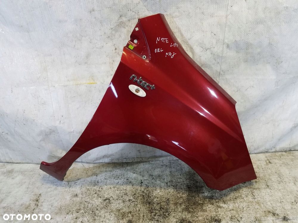 błotnik przód prawy nissan note i e11 lift kod naj - 1