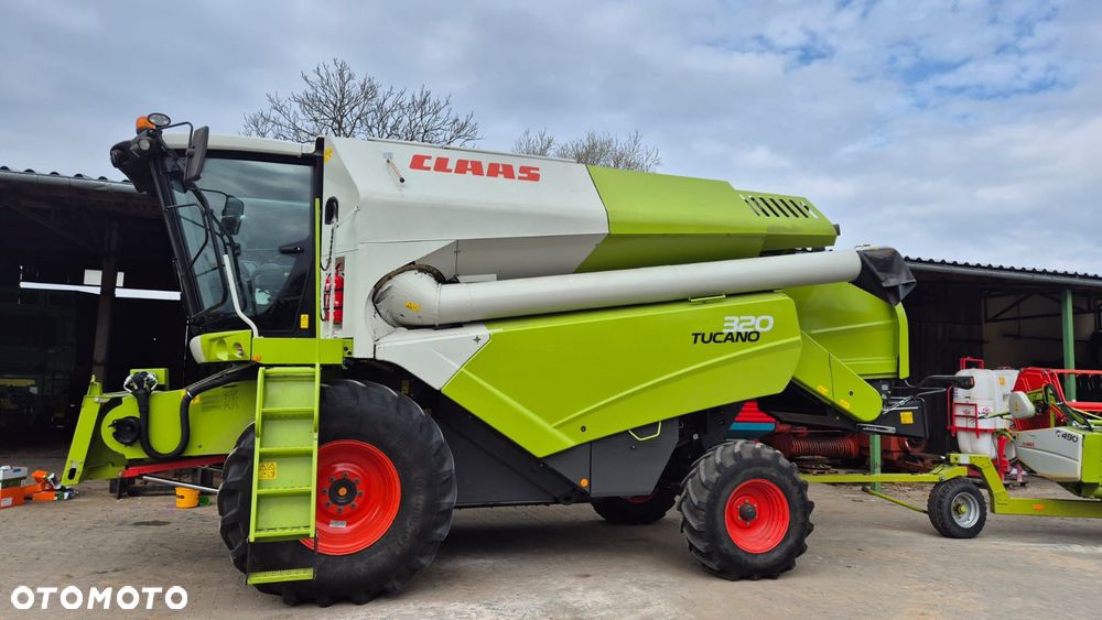 Claas Tucano 320, heder 4,9m, stół do rzepaku