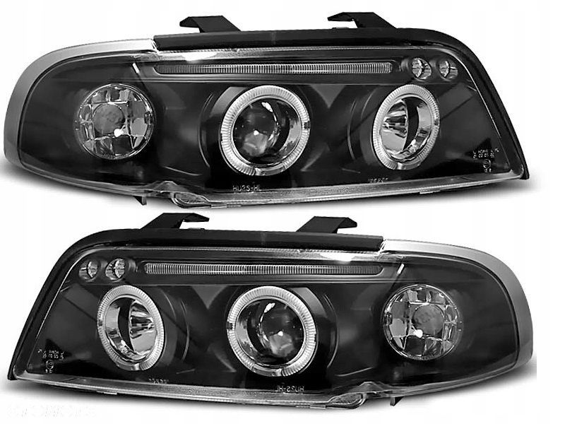 Reflektor Lampy Migacze kpl Ringi Angel Eyes Led Tuning Audi a4 b5 8d 94-98 - 1