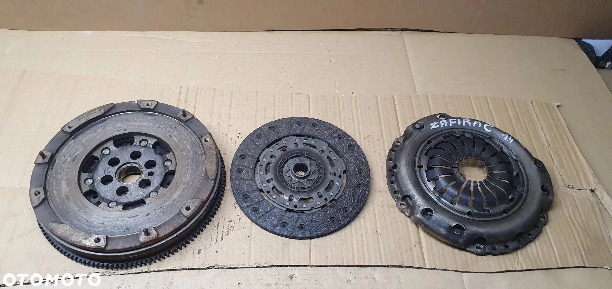 Sprzęgło tarcza docisk koło dwumas dwumasa LUK Opel Zafira C 1.4 Turbo - 1