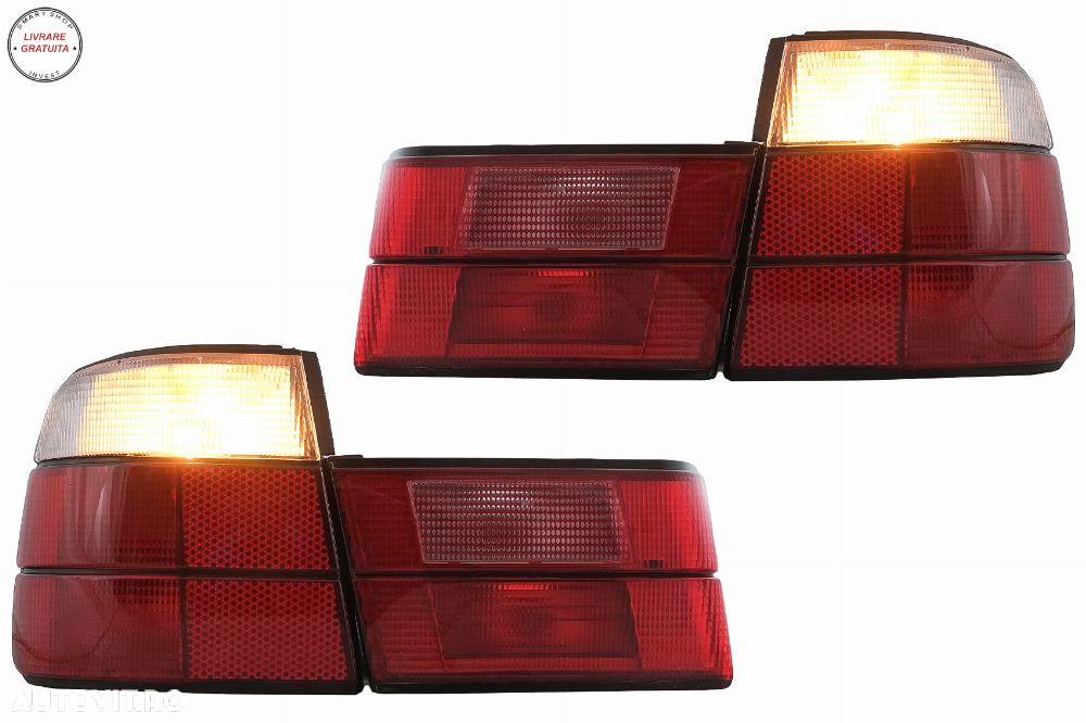 Stopuri BMW Seria 5 E34 Sedan (1987-1995) Rosu- livrare gratuita - 11