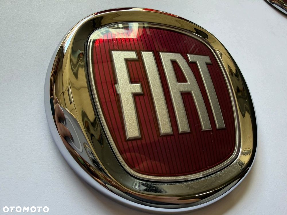 logo emblemat znaczek fiat 12 cm 120mm tył przód ducato scudo doblo nowy - 5