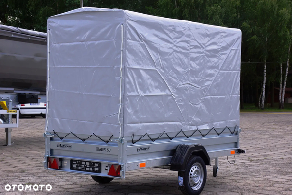 Zaslaw Przyczepa na kat. B WYWROT + PLANDEKA H=1,50 M - DMC 750 KG!!!