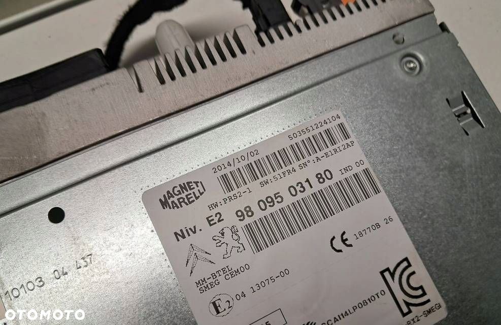 peugeot 2008 208 radio 9809503180 wyświetlacz 9805301780 tablet monitor - 8