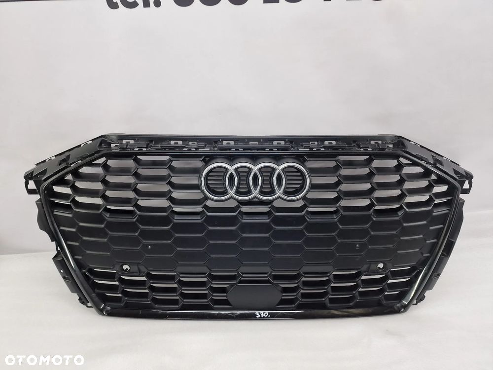 AUDI A3 8Y0 S-LINE 20- ATRAPA / GRILL PRZEDNI PRZÓD , CZARNA MATOWA Z CZARNĄ RAMKĄ, CHROM NA PDC , NR 8Y0853651B , NR AUKCJI GL370 - 1