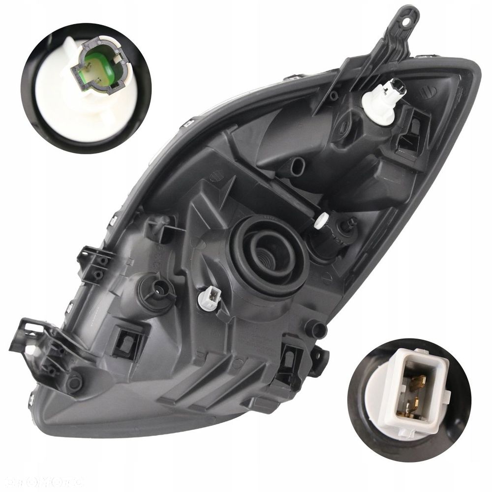 Reflektor Lampa Przód Tyc Toyota Yaris II 2 xp90 2006-2009 kpl - 3