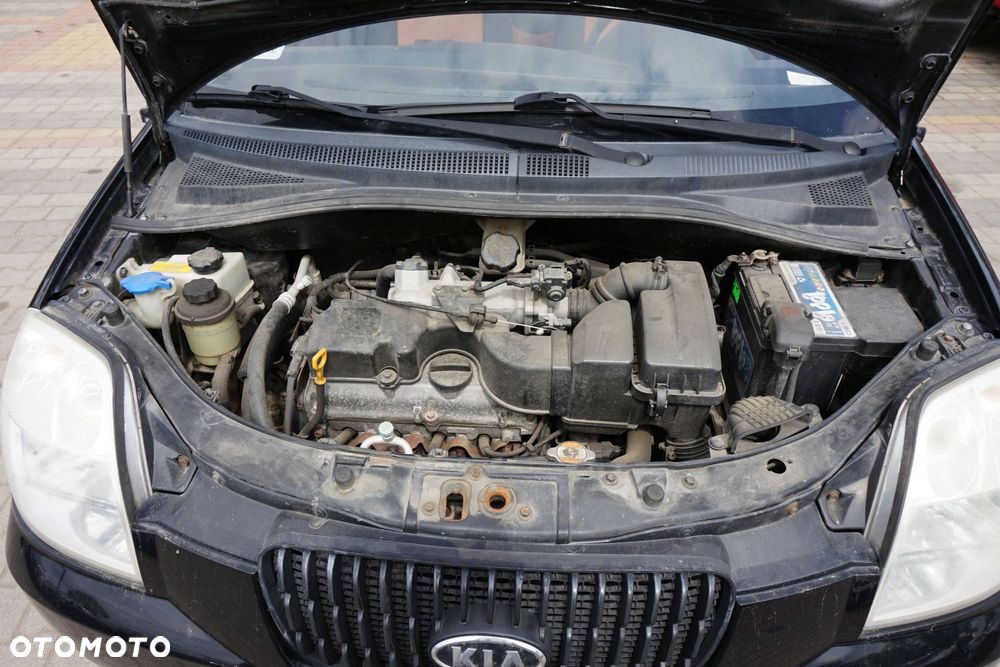 KIA PICANTO I 2006 Z1 1.1 12V G4HG 65KM M5167 CZARNY na części - 9