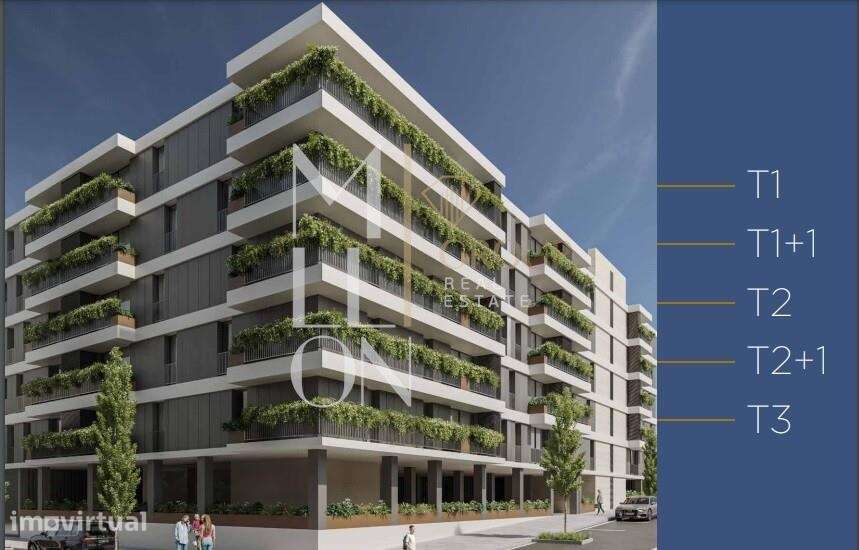 T3 Empreendimento Oporto Plaza com terraço e lugar de garagem - Grande imagem: 3/12