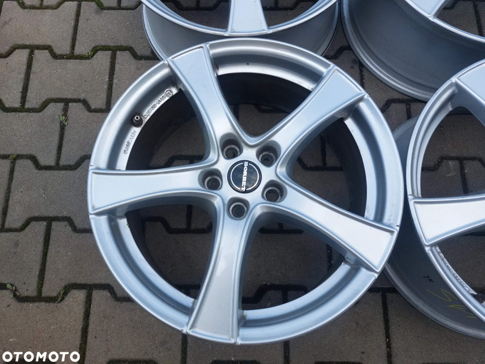 FORD FOCUS KUGA FELGI ALUMINIOWE BORBET R18 7.5J ET50.5 5X108 PROSTE! - 2