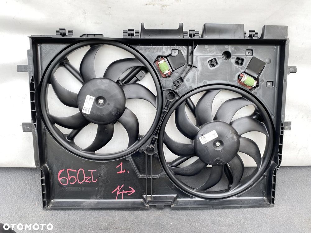 FIAT DUCATO 2.3 3.0 E5 E6 12- WENTYLATORY ZESTAWU CHŁODNIC NOWE ORYGINALNE - 1