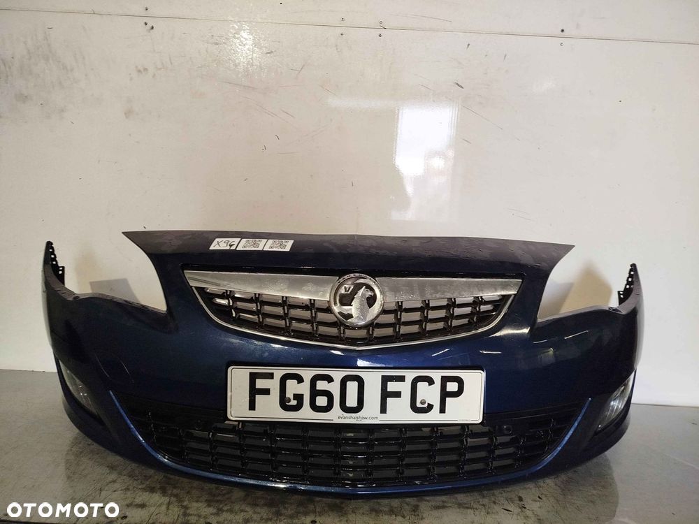 + ZDERZAK PRZÓD PRZEDNI OPEL ASTRA J 4 IV Z22A GRANAT GRANATOWY PDC CZUJNIKI HALOGENY - 1