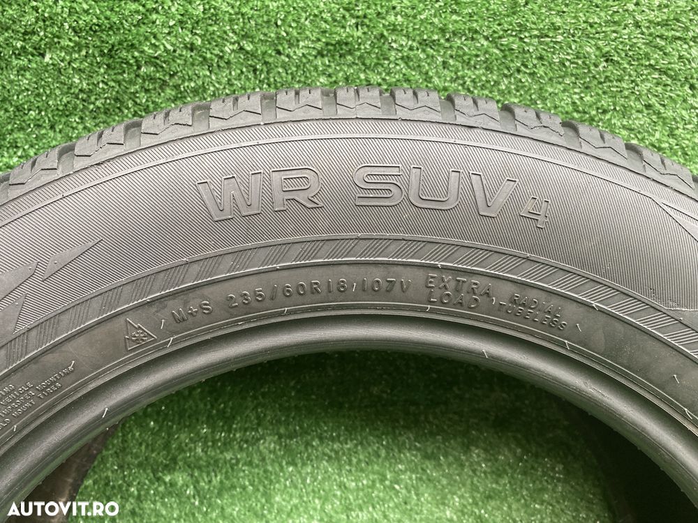 Set 4 anvelope Iarna Nokian Tires WR SUV 4 235 60 R18 107V 6,3-5,6mm - 7