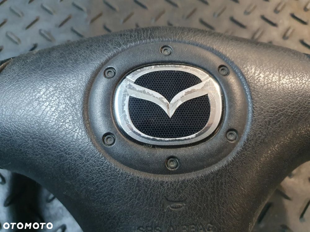 KIEROWNICA PODUSZKA AIR BAG SKÓRA NARDI TORINO MAZDA 323F BJ 01-03 MX5 - 3