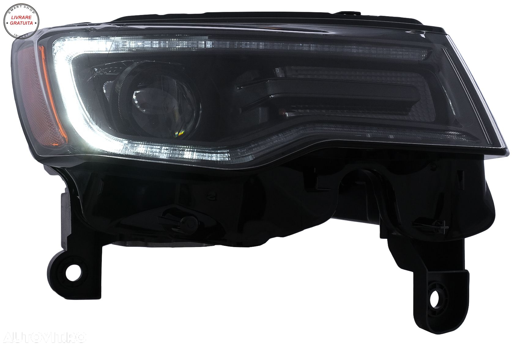 Faruri LED Jeep Grand Cherokee IV WK2 Facelift (2014-2020) Semnal Dinamic- livrare gratuita - 15