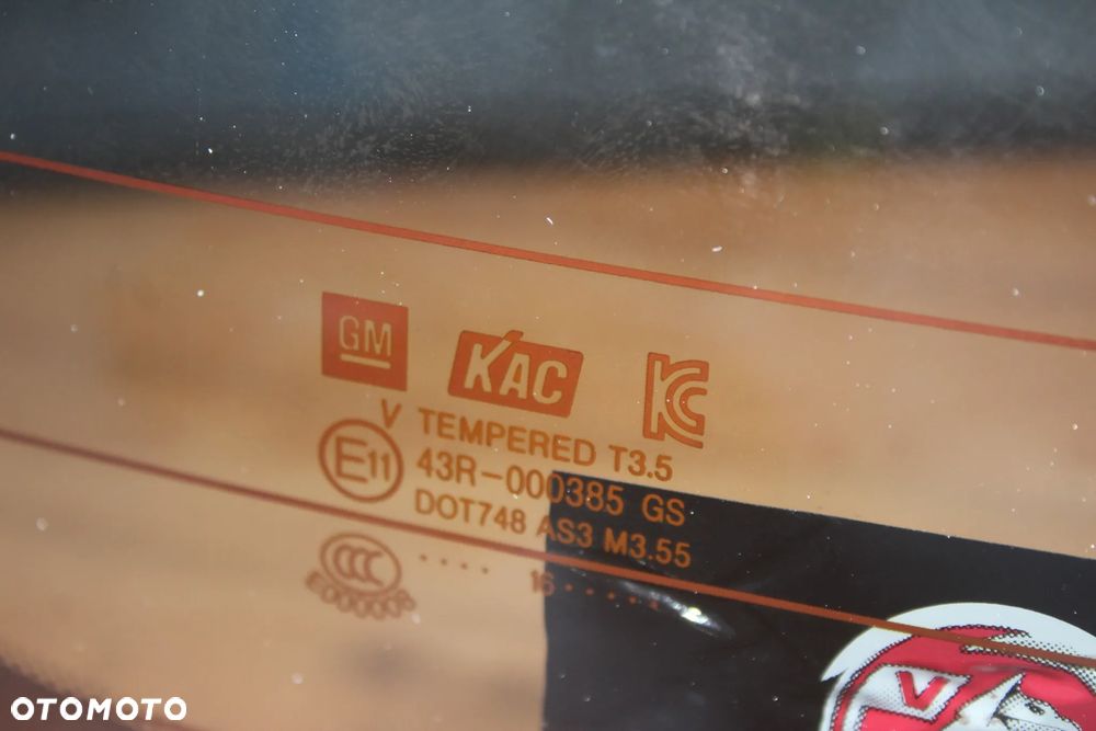 SZYBA KLAPY BAGAŻNIKA OPEL MOKKA - 8