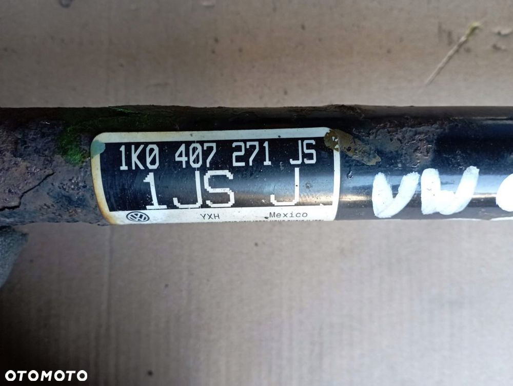 VW GOLF VI 6 1.6 TDI PÓŁOŚ LEWA KRÓTKA 1K0407271JS - 1