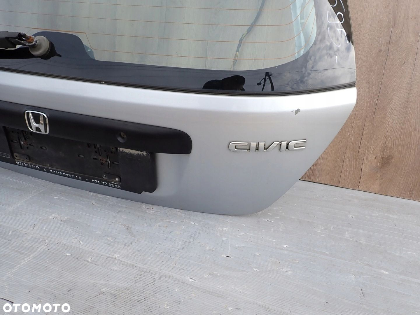HONDA CIVIC EP 01-03 KLAPA BAGAŻNIKA SZYBA NH623M - 9