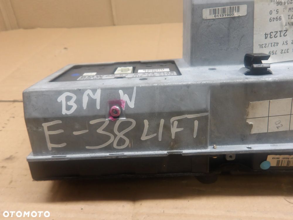 BMW E38 LIFT RADIO USZKODZONE 65528374914B - 5