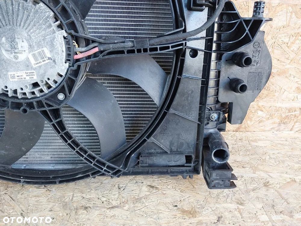 chłodnica wody klimy intercooler wentylator vw multivan transporter t6 2017r 2.0 tdi dsg 7e0121207 - 9