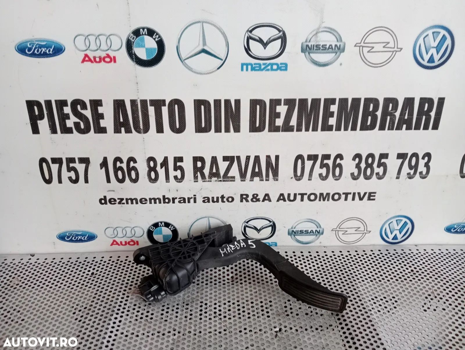 Pedala Acceleratie Mazda 5 2.0 Diesel RF7J An 2005-2006-2007-2008-2009-2010 Volan Stanga -3480Dezme - 1