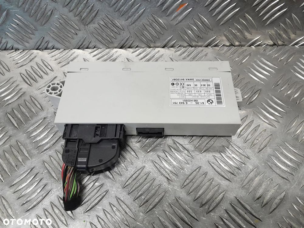 Moduł sterownik CAS 2 BMW 1 E87 04-11r. 6943791 - 3