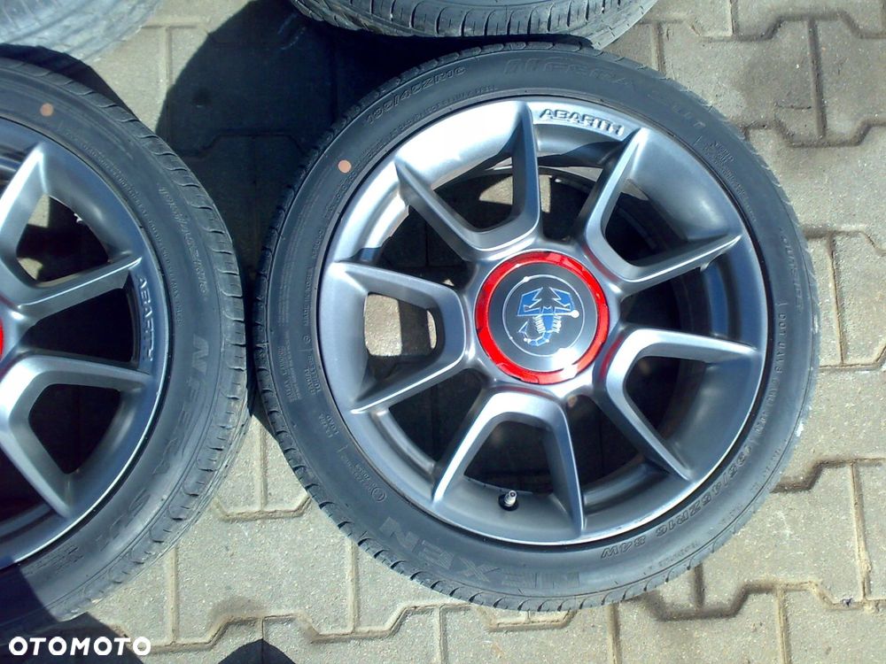 fiat 500 abarth 2008 - koła opony orginał alu felgi 16'' jak nowe idealne - 2